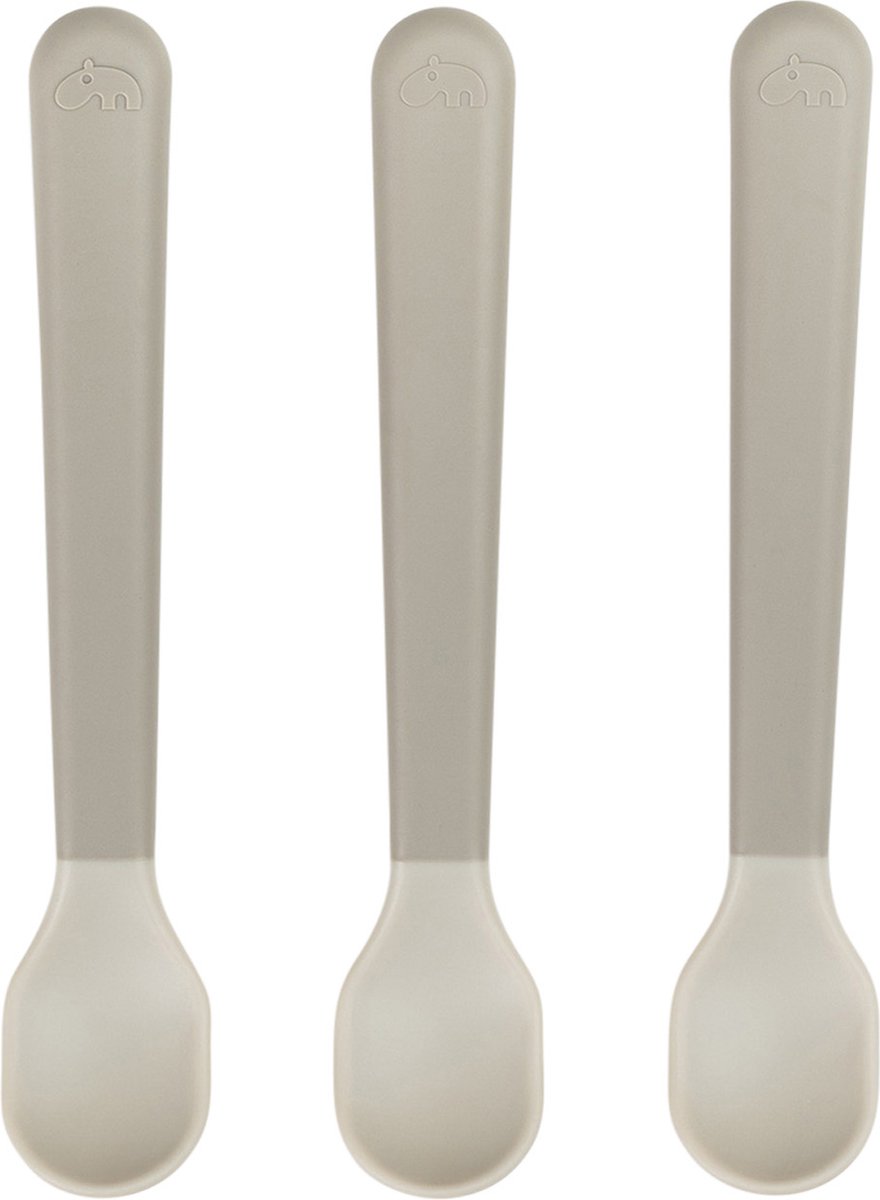 Goedkoopste Done By Deer Easy Grip Lepels - 3 Stuks - Sand