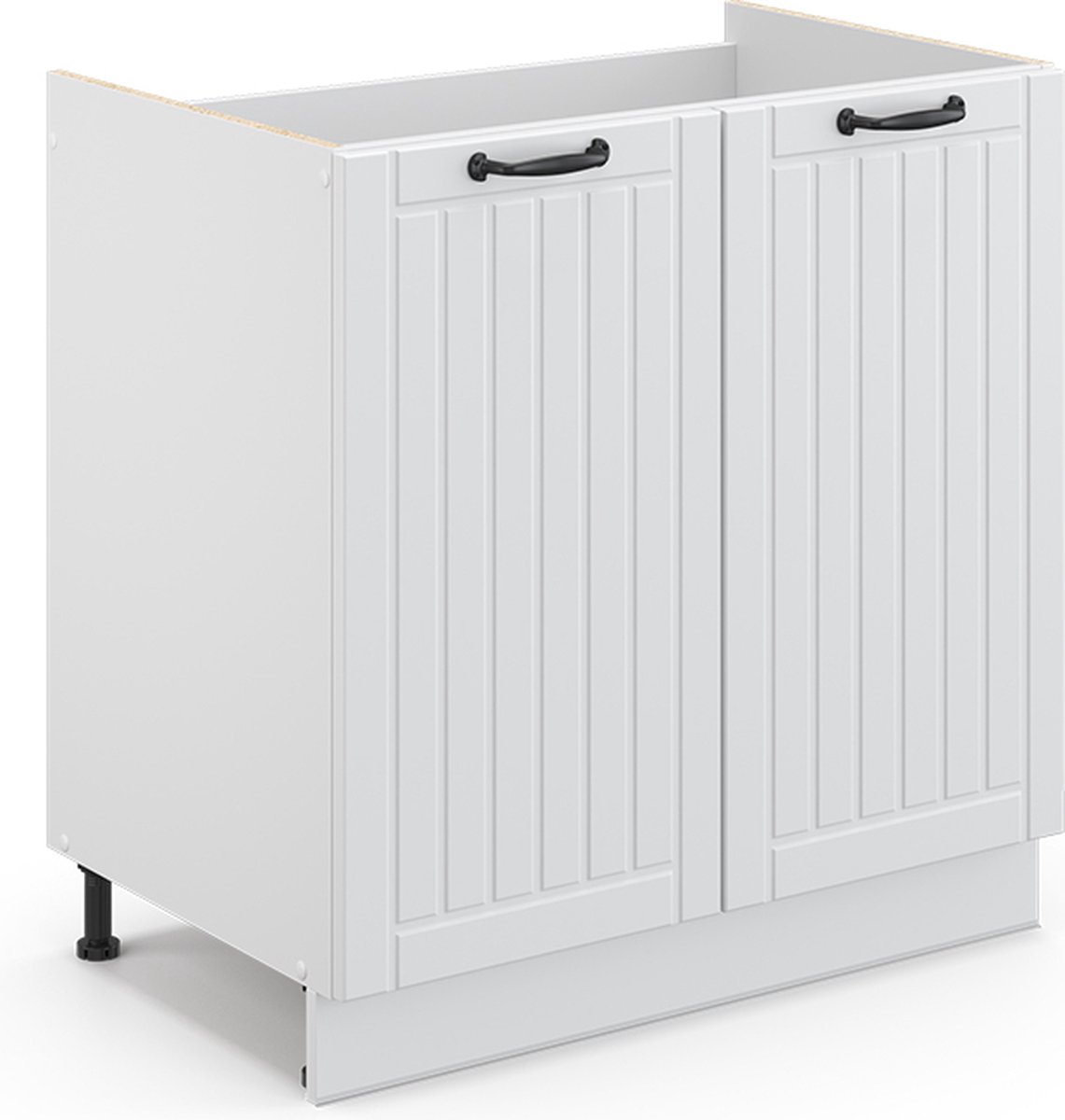 Vicco Fame-Line Wastafelkast – 80 cm zonder werkblad Wit Landhuis