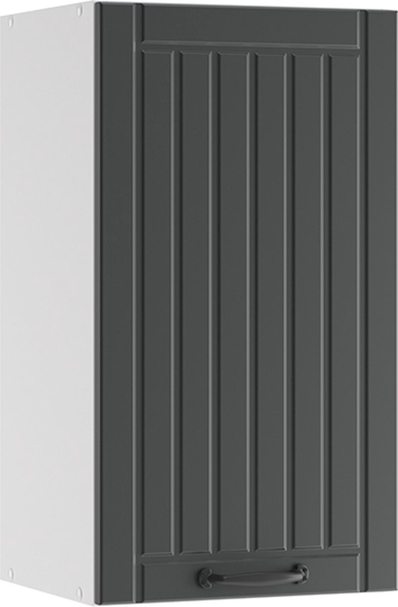 Vicco Fame-Line Hangkast – 40 cm Antraciet landhuis Donkergrijs/Wit