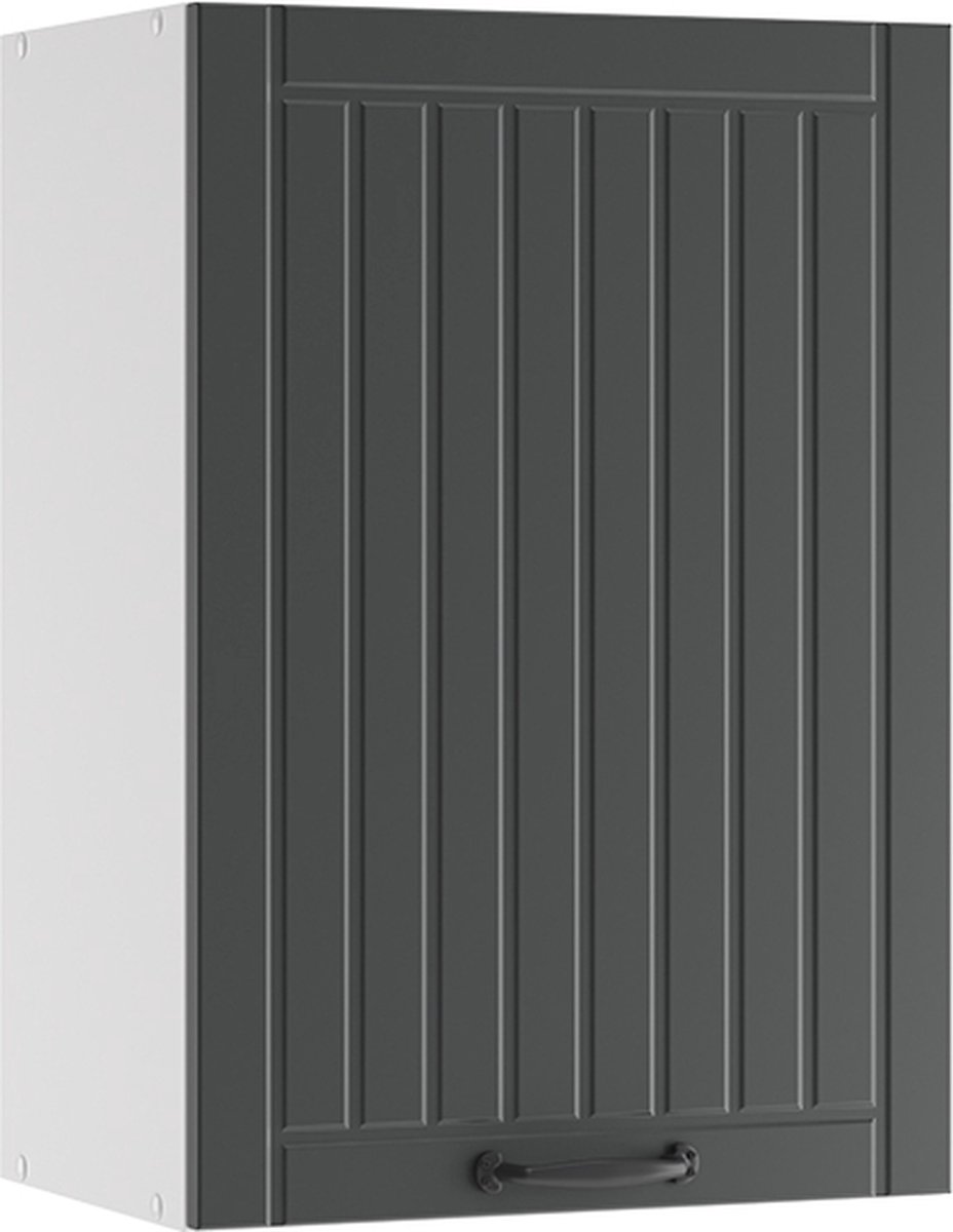 Vicco Fame-Line Hangkast – 50 cm Antraciet landhuis Donkergrijs/Wit