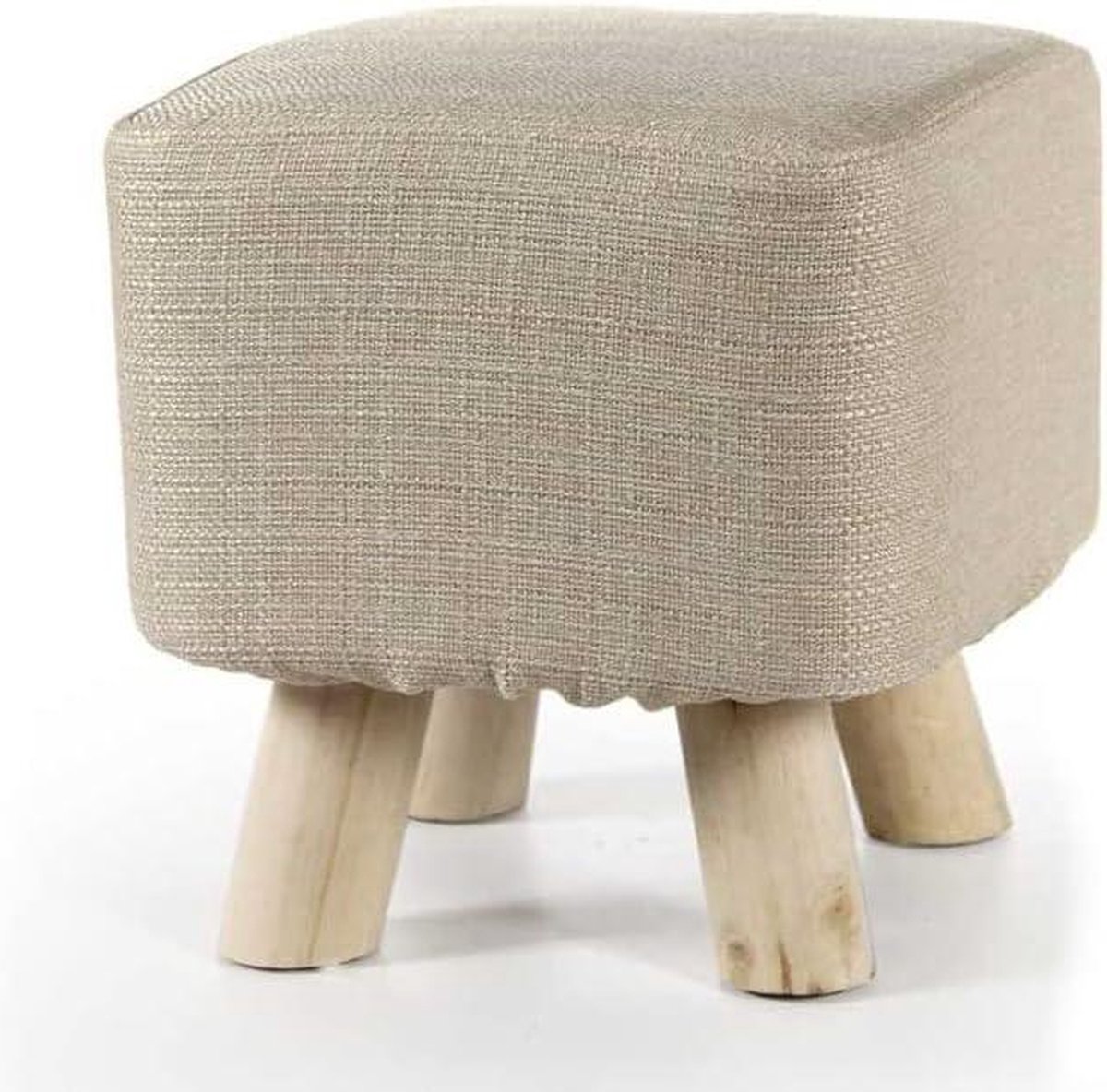 Taupe SRL POUF HEZ afbeelding 28 x 27 cm - comfortabel en stijlvol