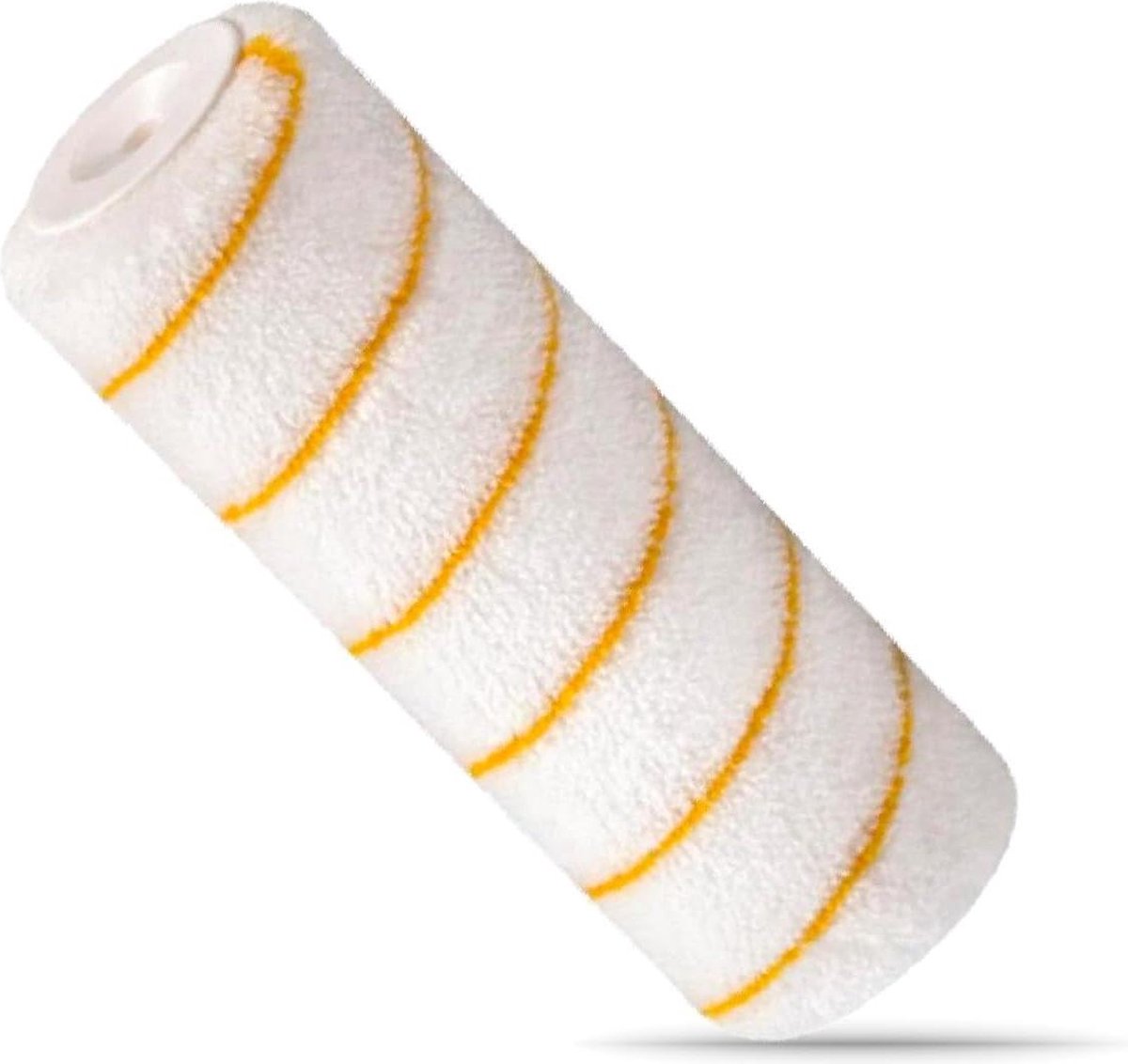 25cm verfroller - poolhoogte 12mm - 5 stuks - geeldraad combiroller