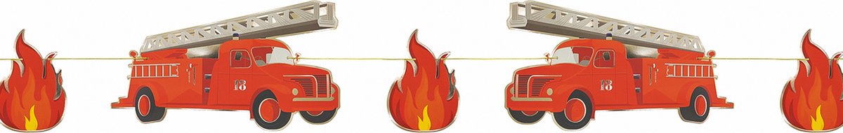 PARTYPRO - Brandweer slinger 3 meter