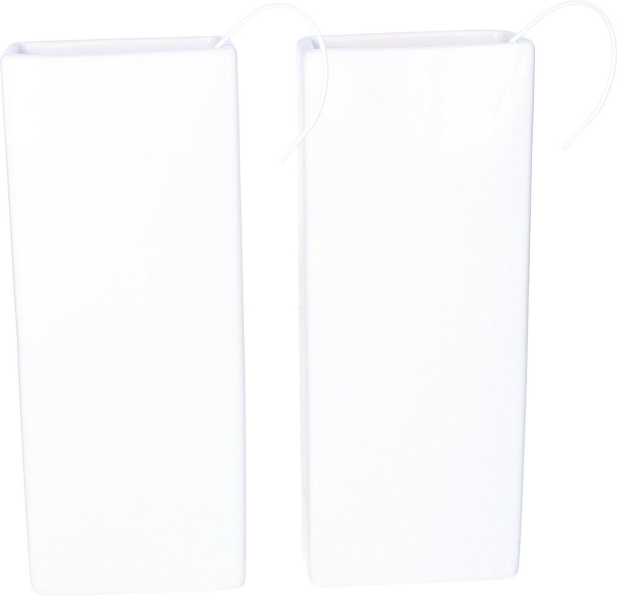 Bellatio design Waterverdamper radiator - 6x - dolomiet - wit - 8x20 cm - luchtbevochtiger radiator - verdampingsbakje thumbnail 4