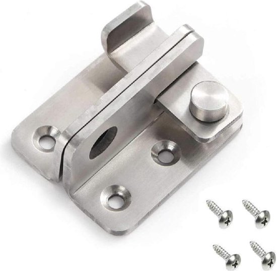 1 Stuks Schuur Klink Hangslot - Deurslot Hasp RVS - Interne Deuren ...