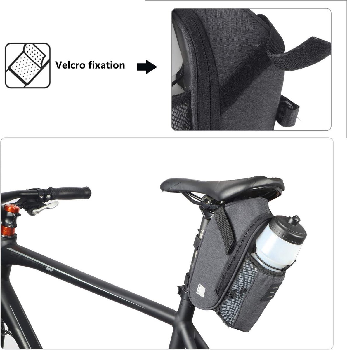 Waterdichte bagagedragertas - Fietsframetas voor mountainbike en racefiets