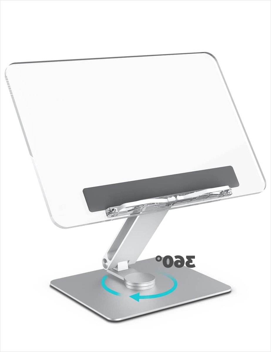 Acrylbook stand basis roterende - DE-BG-2VBY - presentatiestandaard voor boeken