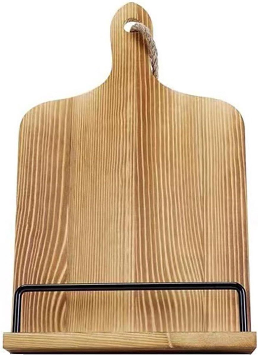 Verstelbare Houten Kookboek Stand - Recept Boek Houder - Keuken Accessoires