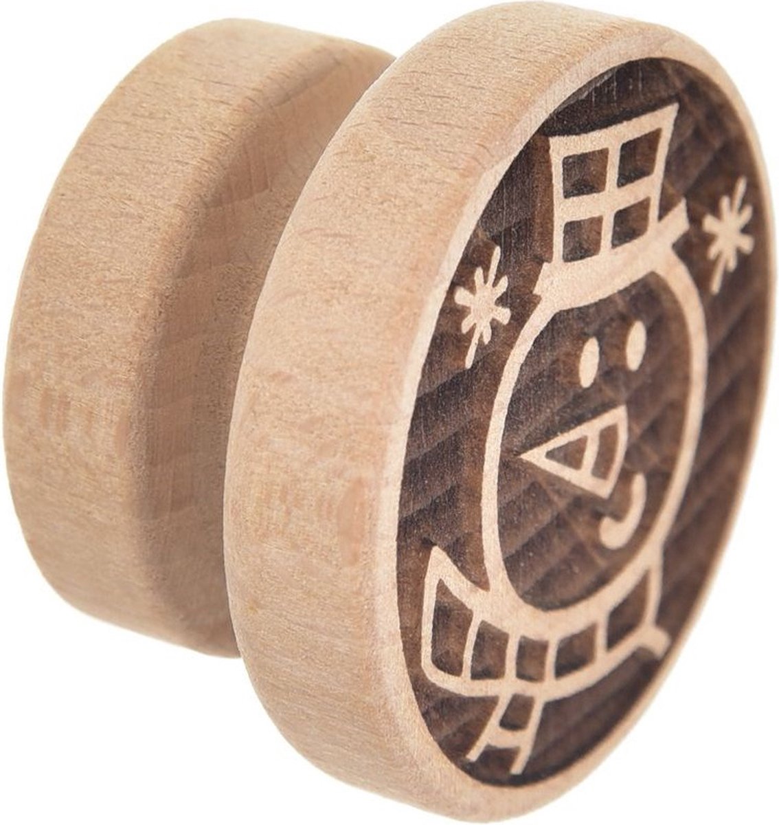 Koekjesstempel Houten 5,5 cm - Stempel - Vormen voor Cookie Koekjes - Bakken