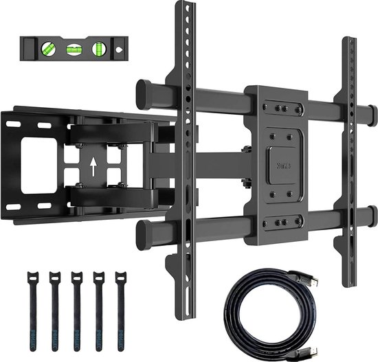 Muurbeugel Voor TV's 15-55 Inch - Kantel- En Draaibare Bevestiging Tot 40 Kg