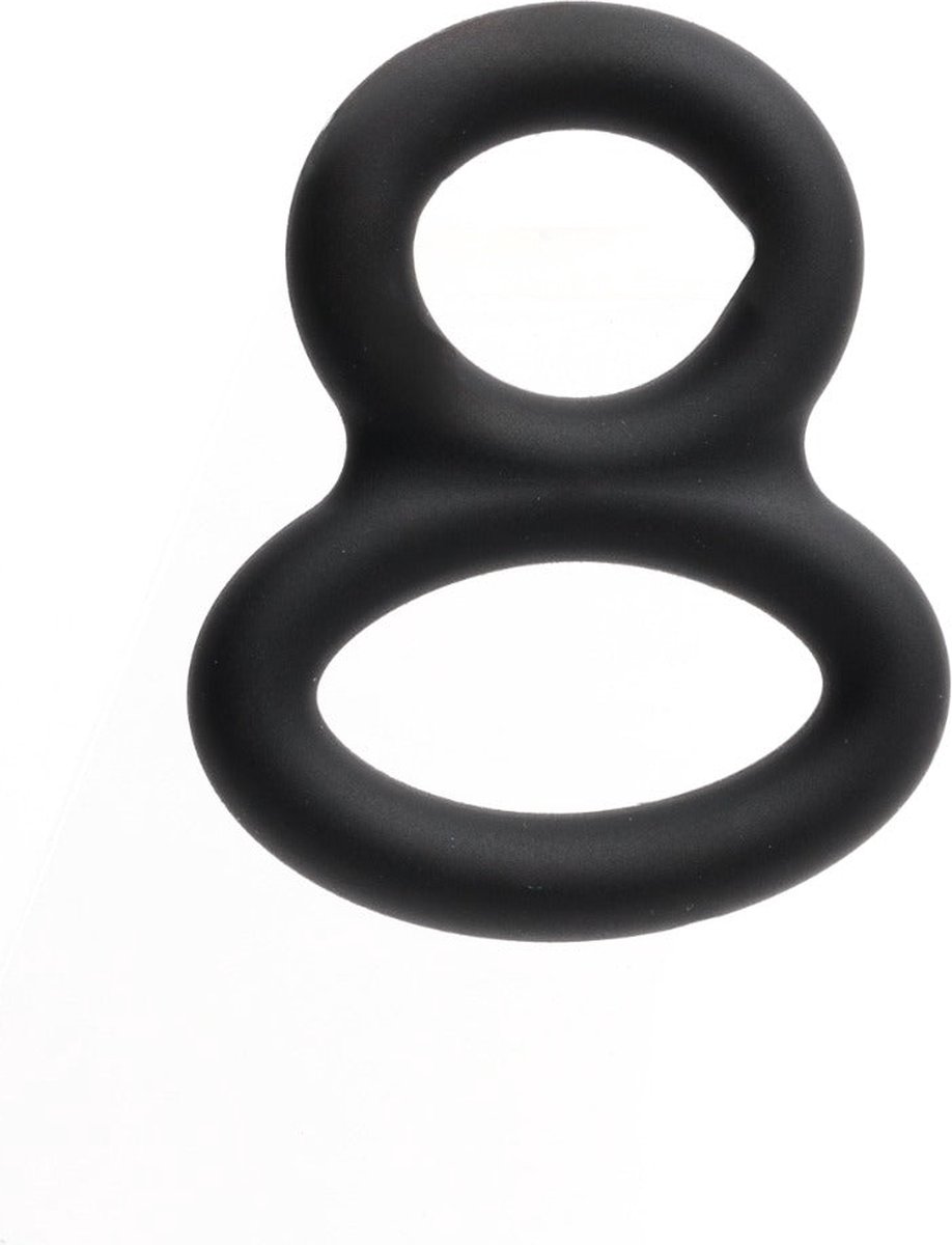 Sport Fucker - Frank Ring - Cockring Liquid Siliconen - Zwart