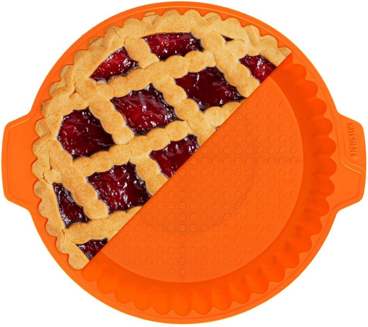 Orion group Taartvorm Silicone Bruin SILLINIE 27 cm Cakevorm Bakvorm Bakplaat