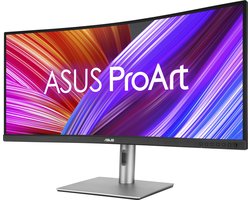 ASUS ProArt Display PA34VCNV - UWQHD Curved Professional Monitor - Delta E < 2 kleurnauwkeurigheid - Calman Gecertificeerd - USB-C 96W - 32 Inch