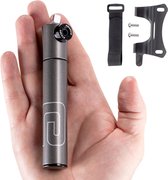 Bol.com Compacte Mini Bandenpomp voor Schrader en Presta Ventielen - Tot 80 PSI - Draagbaar en Telescopisch - Ideaal voor Fiets ... aanbieding