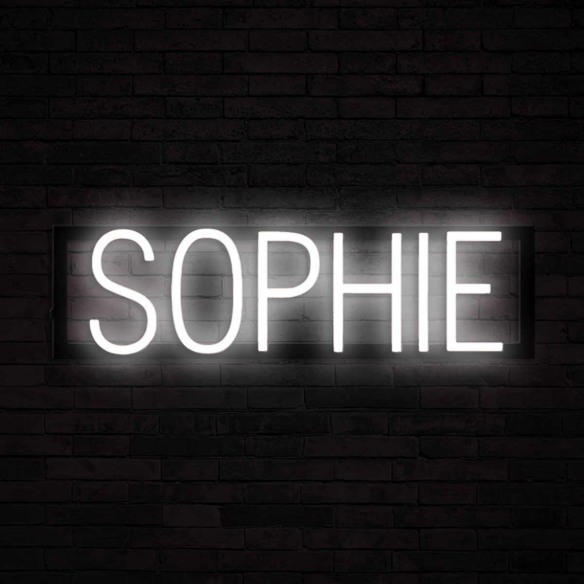 SOPHIE - Neon LED Lamp Kinderkamer | SpellBrite | 54,04 x 16 cm | 6 Dimstanden & 8 Lichtan