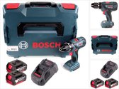 Bosch Professional GSR 18V-28 accuboormachine in L-Boxx + 2 x 3,0 Ah accu + lader