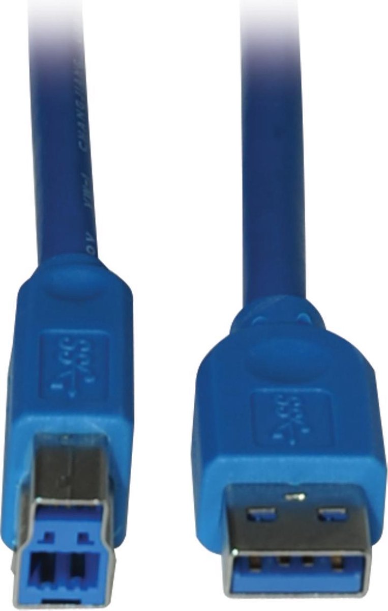 Tripp Lite U322-010 USB-kabel 3,05 m USB 3.2 Gen 1 (3.1 Gen 1) USB A USB B Blauw