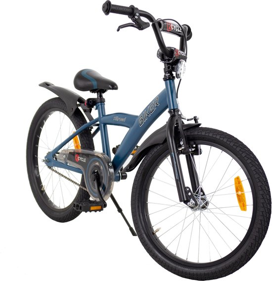 2Cycle Biker kinderfiets 20 inch (6 tot 8 jaar) voor jongens blauw — afbeelding 3
