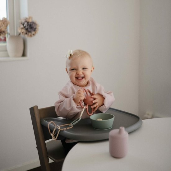 Mushie Slab met Mouwen Blush van Mushie — afbeelding 4