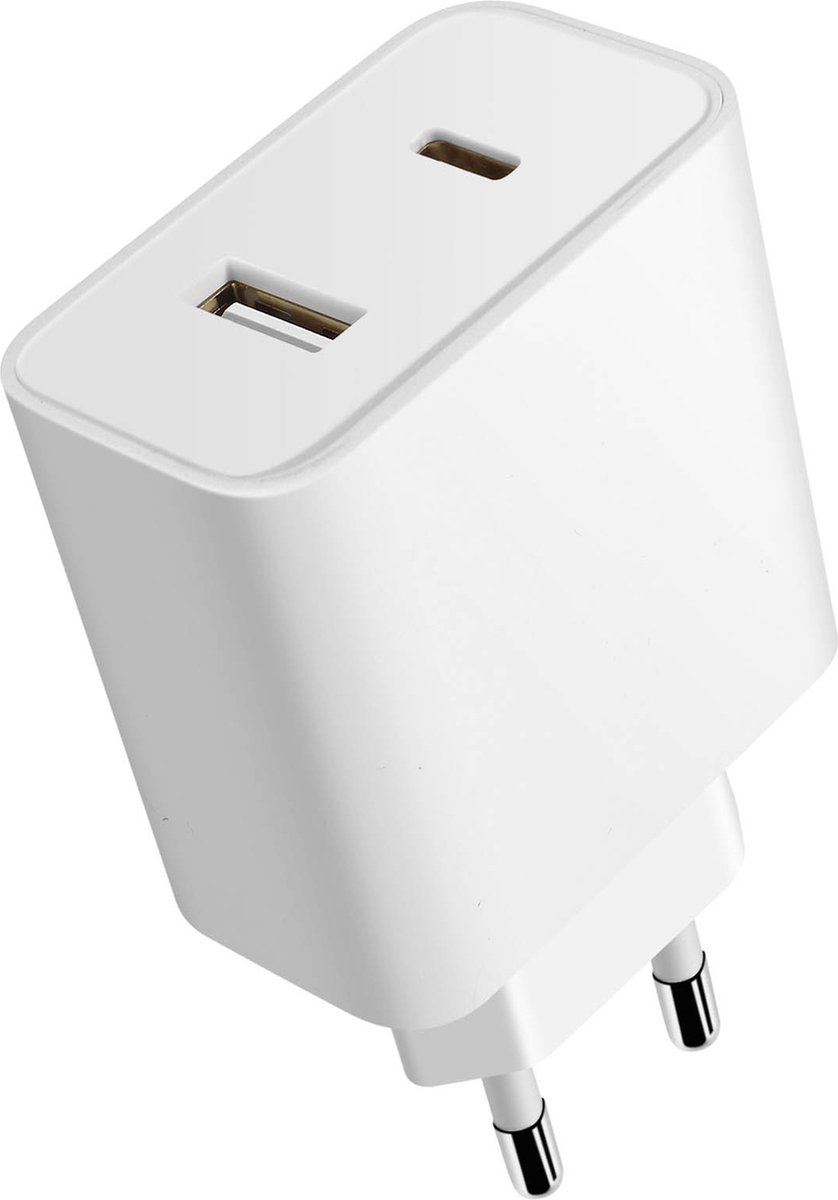 Xiaomi, Oplader 33W - USB + USB-C, Wit