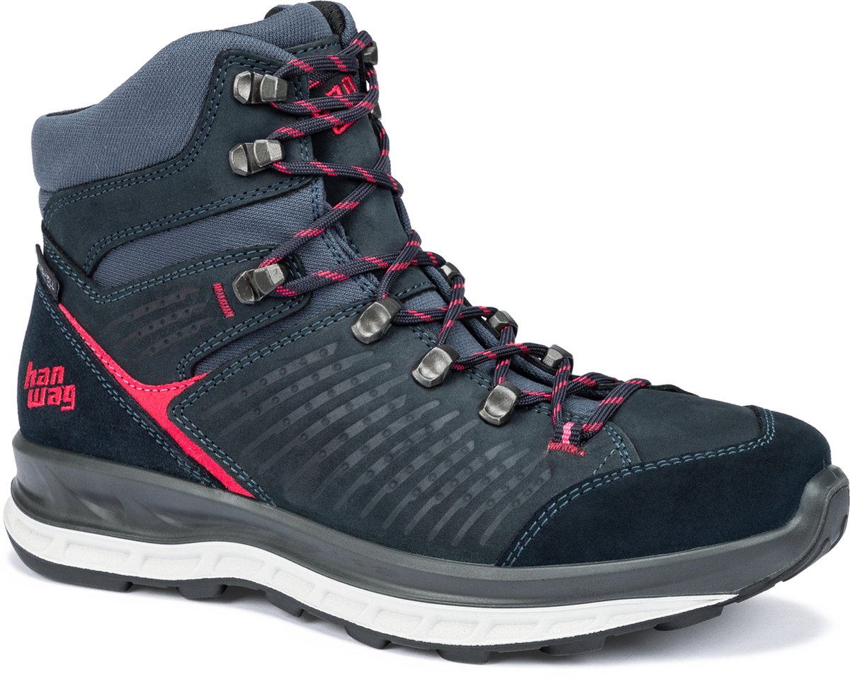 Hanwag Bluecliff Lady ES Wandelschoen Dames leren mid wandelschoenen Marineblauw