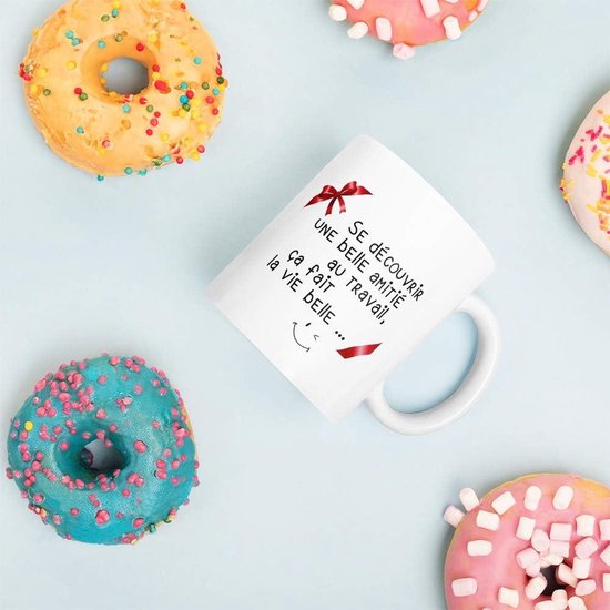 Mug Humour Retraite Tasse Message Drôle Collègue. Idée Cadeau Original