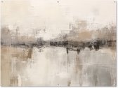Décoration murale extérieure Art moderne - Abstrait - Beige - 160x120 cm