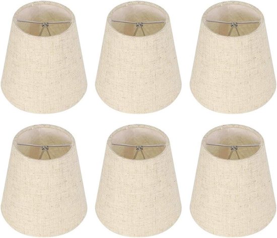 3 Stks E14 Clip On Lampenkap Binnen Moderne Stoffen Kaars Kroonluchter Lampenkap Voor Huis Hall Hotel Goud Gt