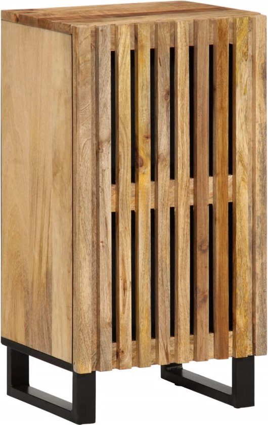 vidaXL Dressoir 55x35x70 cm massief ruw mangohout