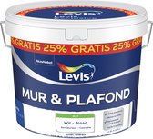 Levis Mur et Plafond Peinture Wit Mat 110m²