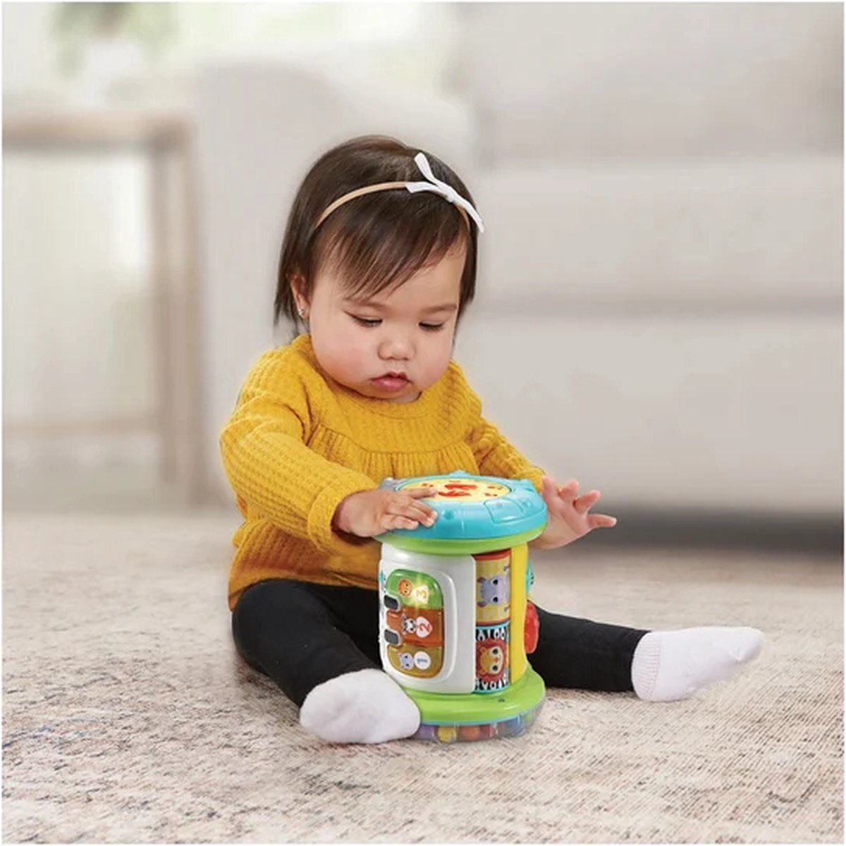 VTech Baby 3-in-1 Kruiprol - Educatief Speelgoed - Activiteitenroller met Lichts- en Geluidseffecten - Baby Speelgoed — afbeelding 15
