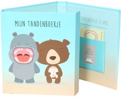 Toothwonders - Tandenboekje Nijl En Beer - Het Boekje Bestaat Uit Een Handige Houder Met Draaibare Vakjes Waarin Elke Tand Zijn Eigen Plekje Heeft - Magnetische Sluiting Om Het Boekje Te Sluiten - Perfect Als Cadeau!
