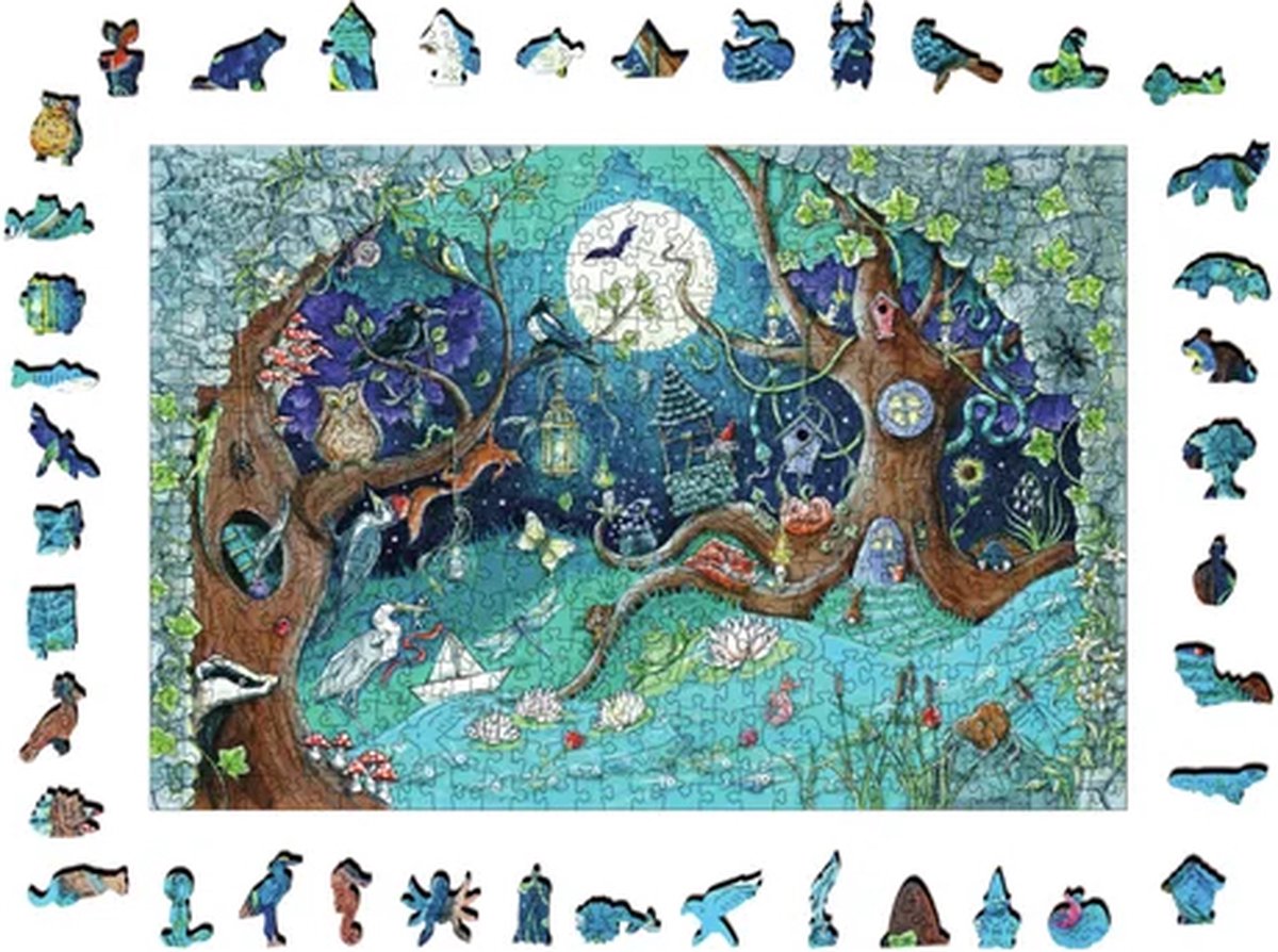 Ravensburger Fantasy houten puzzel 500 — afbeelding 7