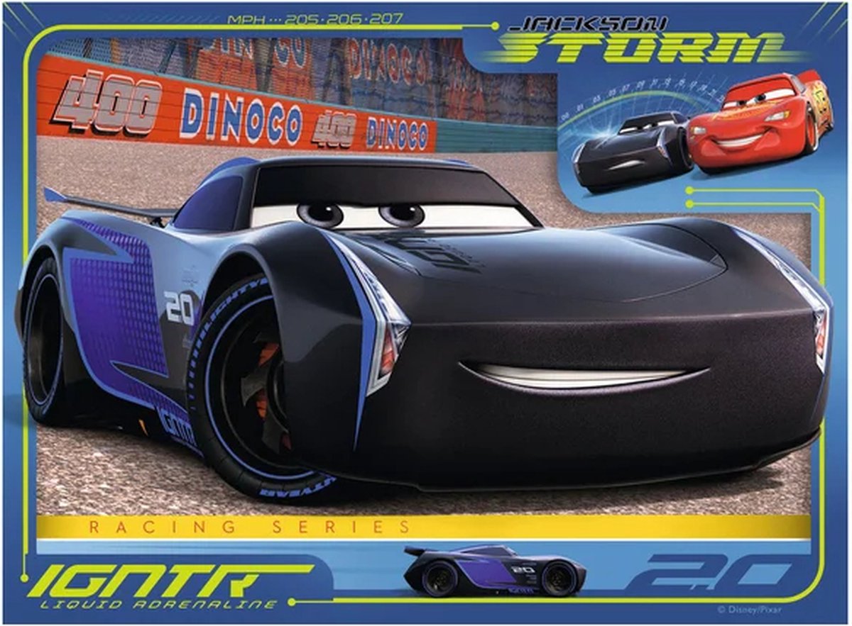 Ravensburgerpuzzel Disney Cars 3 Let's race! - 12+16+20+24 stukjes — afbeelding 7