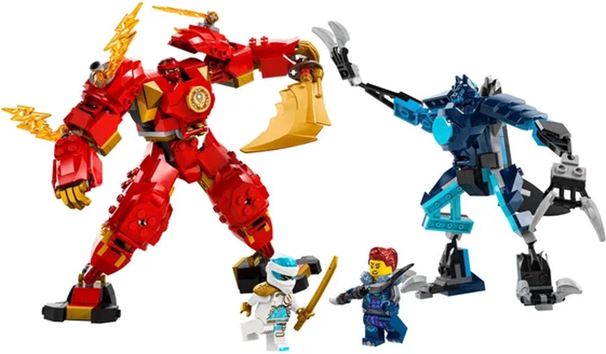 LEGO 71808 NINJAGO Kai's elementaire vuurmecha Actiefiguur Speelgoed voor Rollenspellen — afbeelding 22