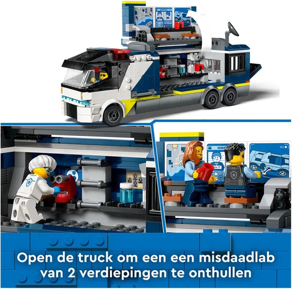 LEGO 60418 City Politielaboratorium in truck Politie Speelgoed voor Kinderen vanaf 7 jaar — afbeelding 18