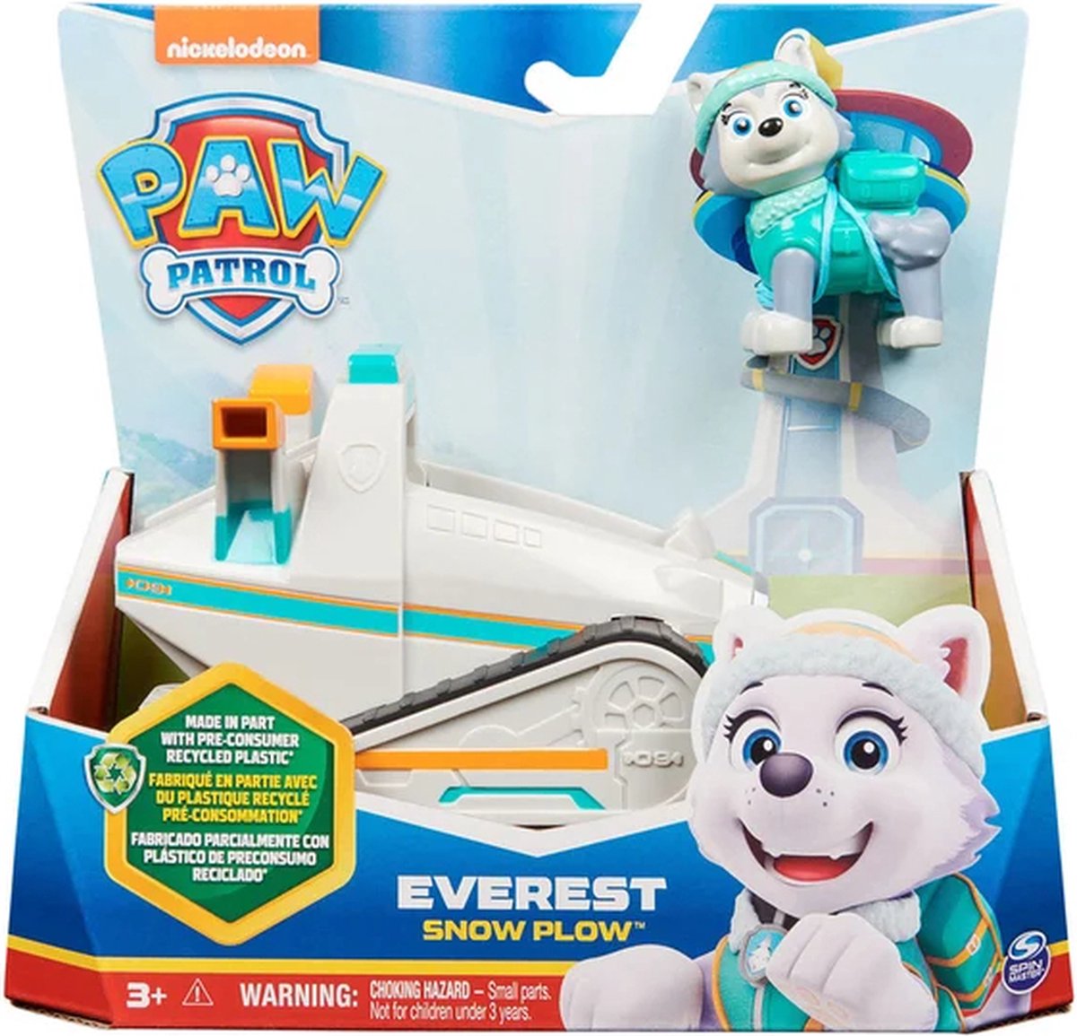 PAW Patrol - Everest's Sneeuwschuiver - speelgoedauto met speelfiguur - 71% gerecycled plastic - duurzaam speelgoed — afbeelding 16