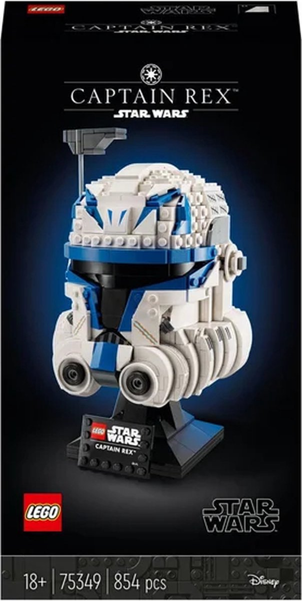 LEGO Star Wars Captain Rex Helm Set voor Volwassenen, The Clone Wars Collectible - 75349 — afbeelding 13
