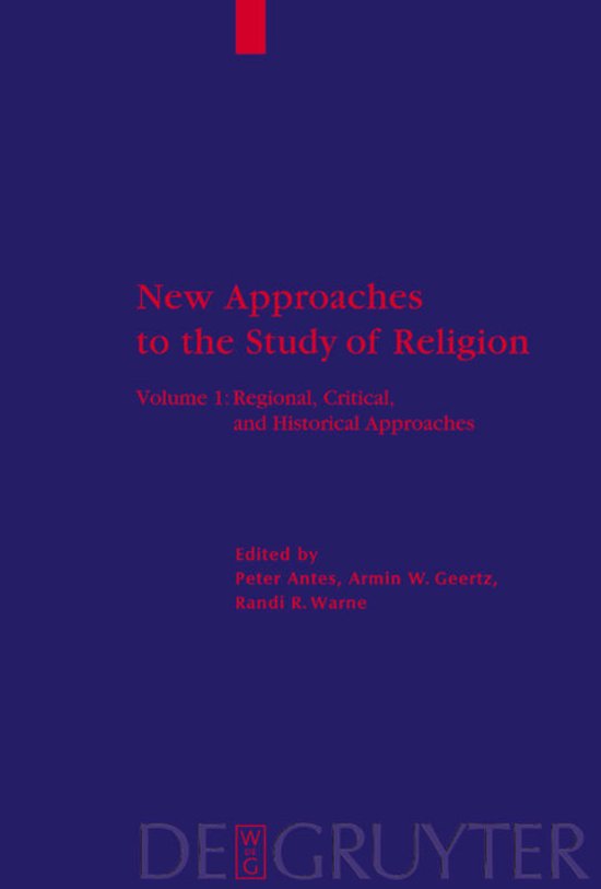 New Approaches to the Study of Religion 1 | 9783110176988 | Peter Antes | Boeken | bol