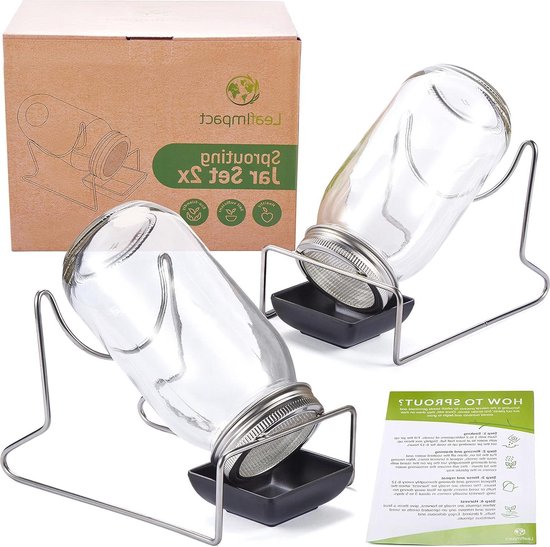 Green Harmony 2 Set Kiempot Complete Kiemgroenten-Kweekset Voor In Je Green Harmony 2 Set Kiempot Complete Kiemgroenten-Kweekset Voor In Je