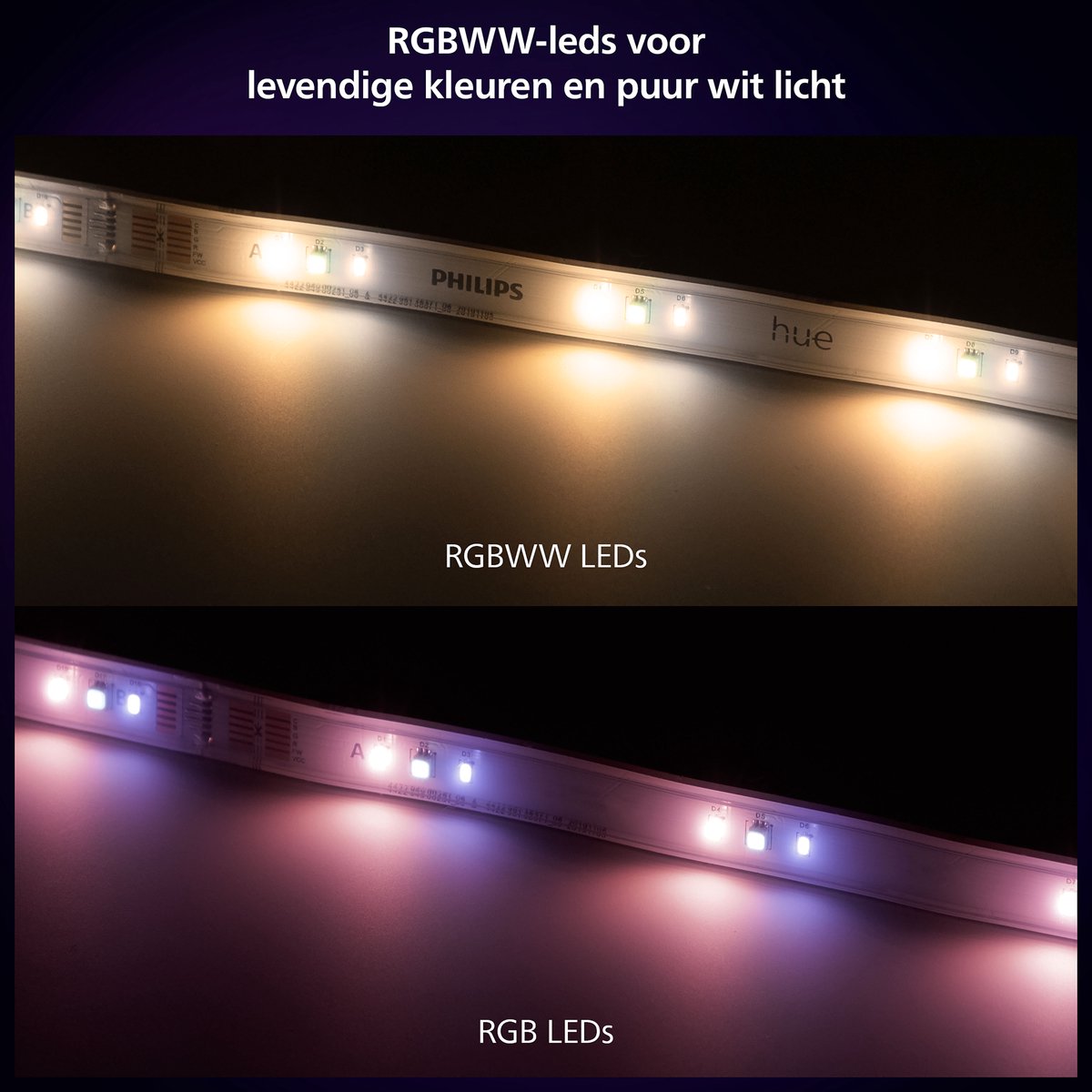Philips Hue Solo led strip - wit en gekleurd licht - 5m — afbeelding 5