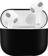 Mobigear Hoesje geschikt voor Apple AirPods 3 Hoesje Flexibel Siliconen | Mobigear Colors - Zwart