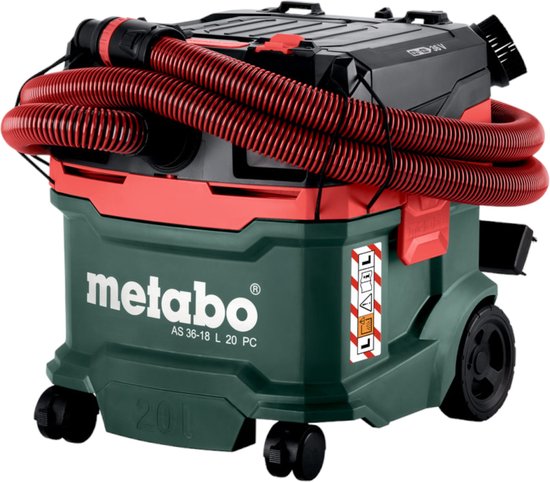 Metabo AS 36-18 L 20 PC Accu-zuiger 18V; ; met handmatige filterreiniging — afbeelding 5