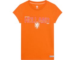 Nederlands Elftal T-Shirt Dames - Maat XL - KNVB Fan Shirt - Katoen