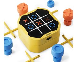 GiiKER Tic Tac Toe Bolt Game - 3-in-1 draagbare puzzelgameconsole - Draagbare reisspel voor educatieve en geheugengroei - Fidgetspeelgoed bordspellen voor kinderen en volwassenen - Verjaardagscadeaus voor kinderen - elektronisch 3 op een rij spel GiiKER Tic Tac Toe Bolt Game - 3-in-1 draagbare puzzelgameconsole - Draagbare reisspel voor educatieve en geheugengroei - Fidgetspeelgoed bordspellen voor kinderen en volwassenen - Verjaardagscadeaus voor kinderen - elektronisch 3 op een rij spel