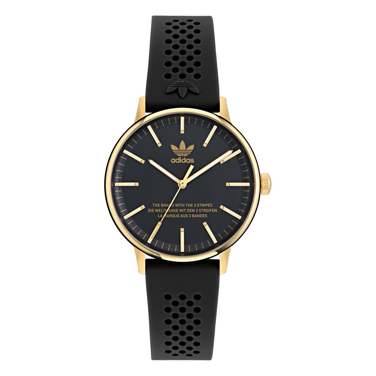 Adidas Originals Code One AOSY23524 Horloge - Siliconen - Zwart - Ø 38 mm