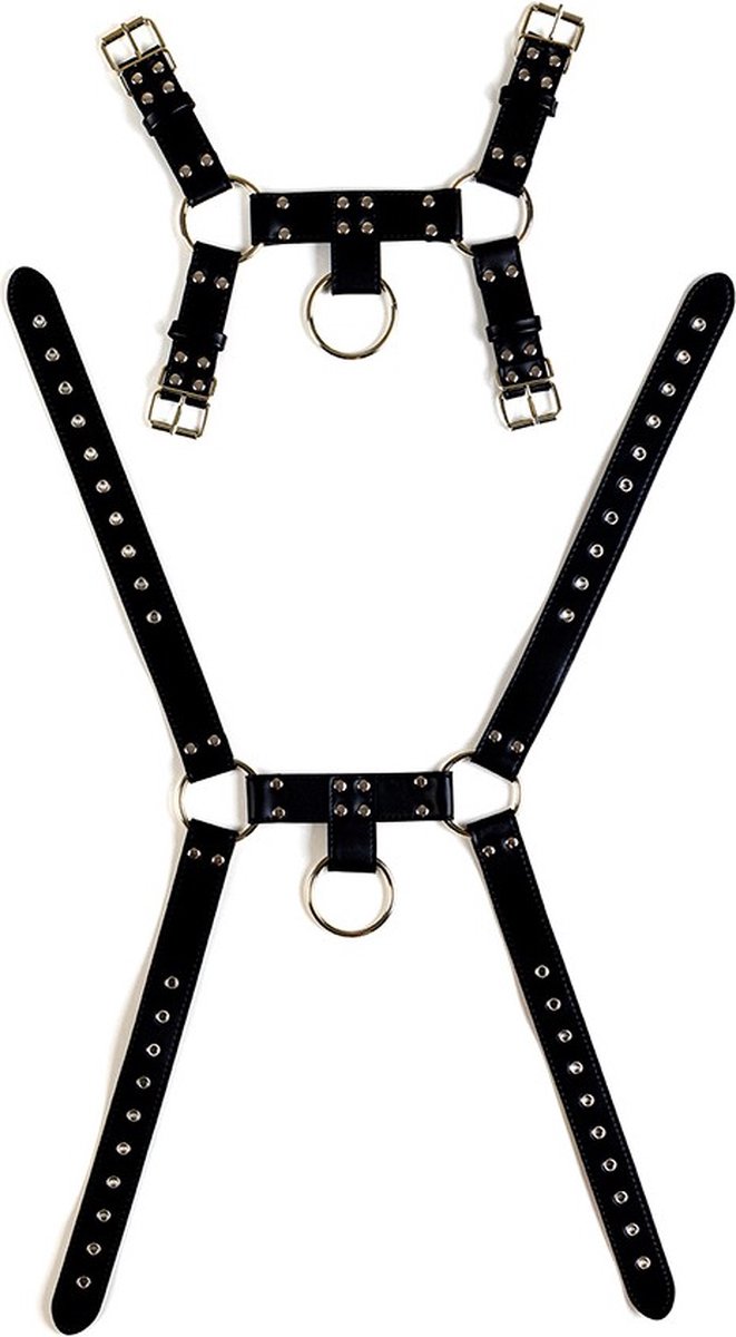 Goedkoopste Virgite - Love Hit - Bondage - BDSM - Lingerie - Borstharnas voor heren mod. 2