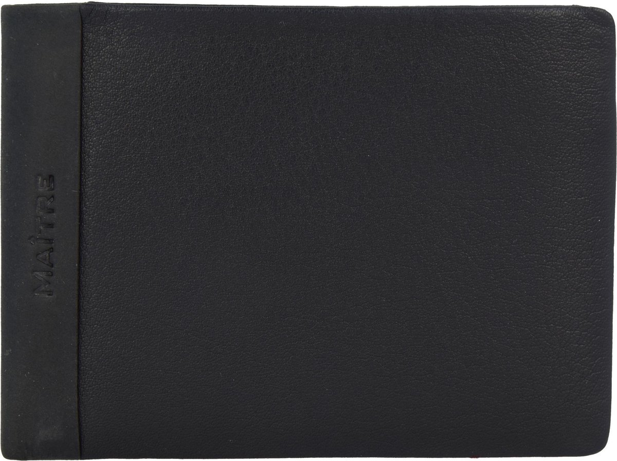 Maître Gerold Portemonnee Leer 10,5 cm - Jongens - Horizontaal - black