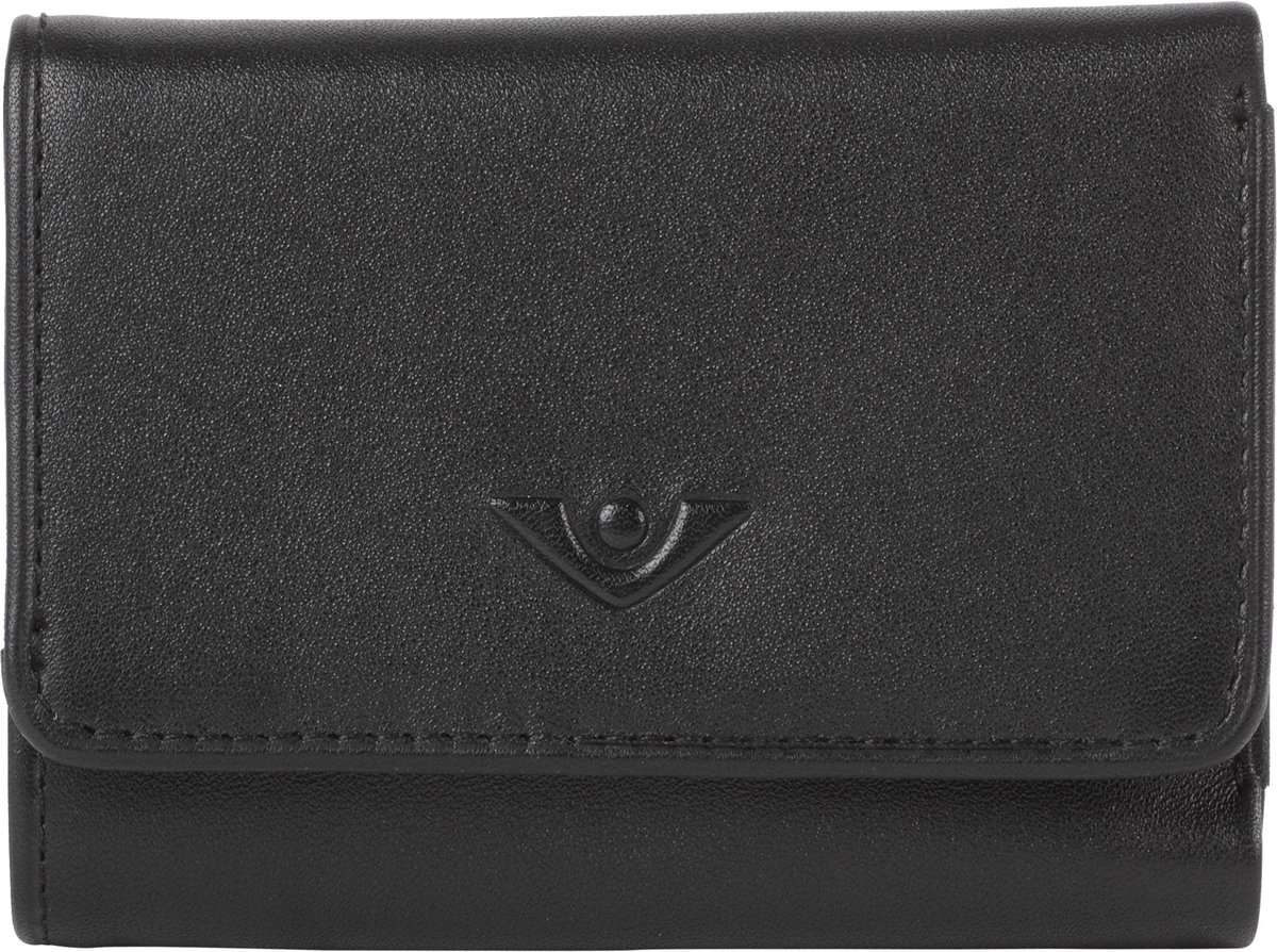 Voi Zachte Toni portemonnee leer 9 cm - Unisex - Horizontaal - schwarz