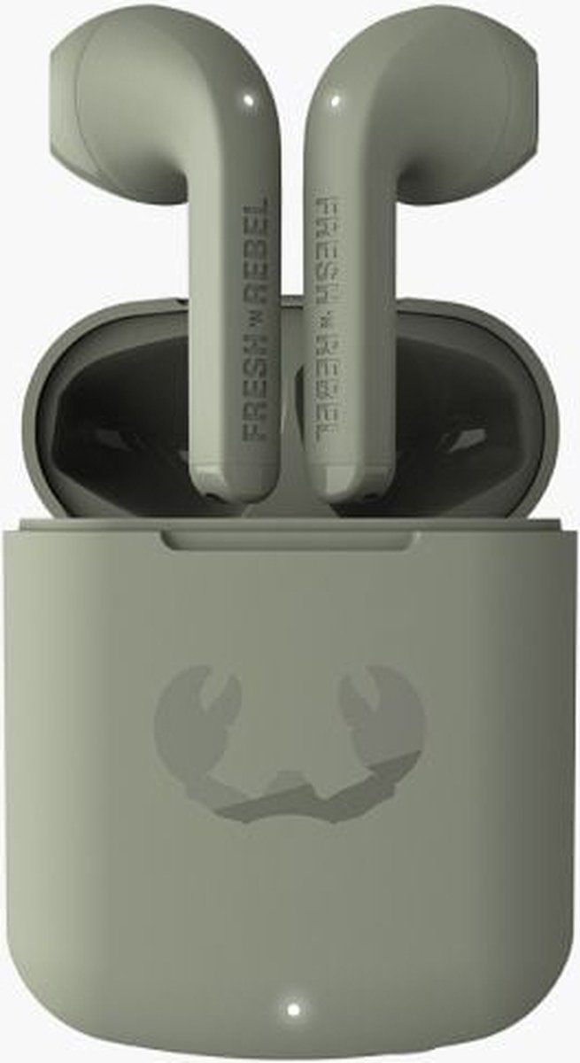 Fresh 'n Rebel Twins Core - True Wireless - 6 uur speelduur (30 uur in totaal) - Dried Green